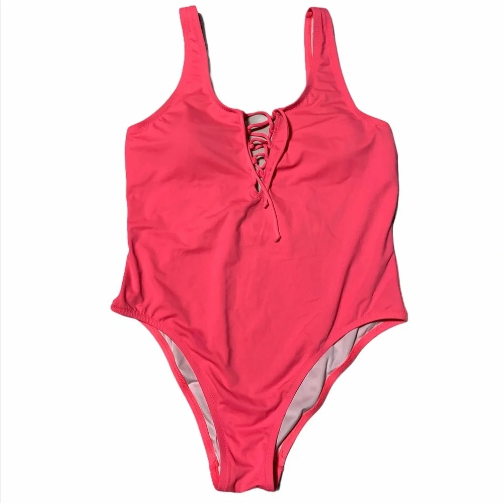 Victoria’s Secret Pink Neon Pink Swimsuit Onepiece